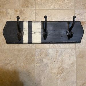 Hand painted antique coat hooks